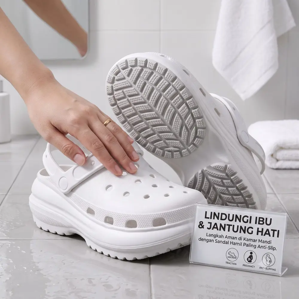 Sandal Rumah Empuk Anti-Slip untuk Ibu Hamil agar Aman di Kamar Mandi - Foto 5