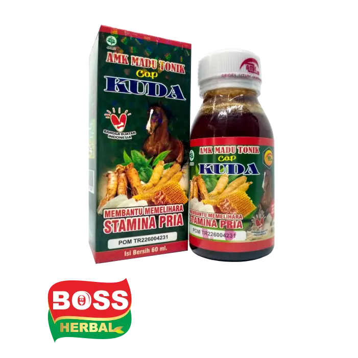 Madu Tonik Cap Kuda Original | Madu Herbal Pria Ginseng & Madu Asli | BPOM - Foto 2